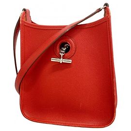 Hermès Borsa a Spalla Hermes Vespa TPM Rosso