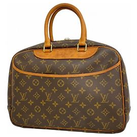 Sac à main Deauville Monogram Louis Vuitton Marron