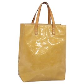 Louis Vuitton Reade Monogram Vernis MM Beige