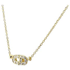 Collar Péndulo de Oro Amarillo Christian Dior Amarillo