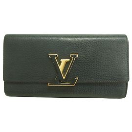 Portafoglio Lungo Capucines Louis Vuitton Nero