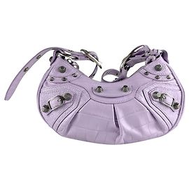 Bolsa de Ombro Le Cagole XS da Balenciaga Roxo