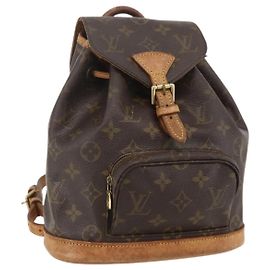 LOUIS VUITTON Monogram Montsouris PM Backpack M51137 LV Auth 175601 Monogram