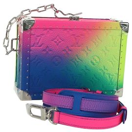 LOUIS VUITTON Sac Trunk Doux Illusion Monogram Multicolore M20476 Auth YKZ1536SM Multicolore