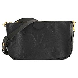 Louis Vuitton Bolsa de ombro preta Preto