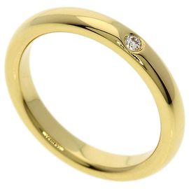 Tiffany & Co. 18K Yellow Gold Stacking Band Diamond Ring Other