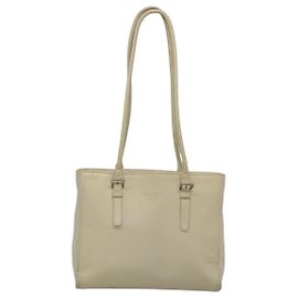 Prada Vintage Nylon and Leather Blanc