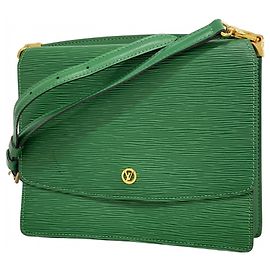 Sac à épaule Louis Vuitton Epi Grenelle en vert Borneo Autre