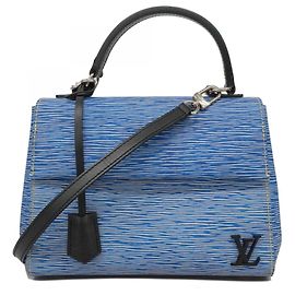 Sac à main Cluny BB en denim Epi Louis Vuitton Bleu