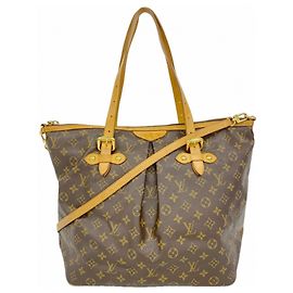 Borsa Louis Vuitton Monogram Palermo GM M40146 Marrone