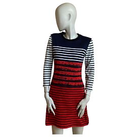 ❤️⚓ Robe marinière PETIT BATEAU x Cédric Charlier – rayures graphiques & zip dos Multicolore