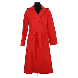 Maje Red trench coat Red