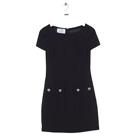 Prada Schwarzes Kleid Schwarz