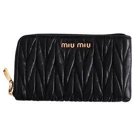 Miu Miu Black wallet Black