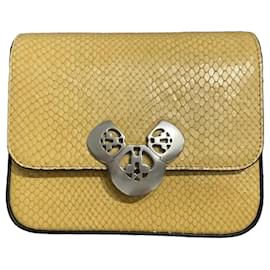 Isabel Marant Elda handbag yellow exotic leather Yellow