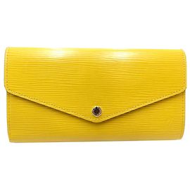 Cartera Larga Sarah Epi Amarilla Louis Vuitton Amarillo