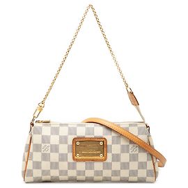 Louis Vuitton Eva Damier Azur Branco Branco