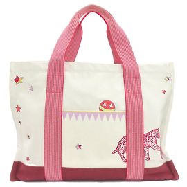 Hermès Circus Wickeltasche Weiß Rot