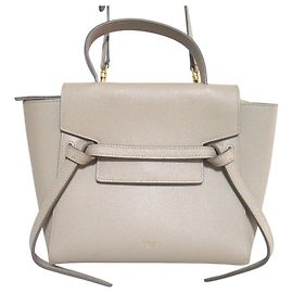 Céline Bolsa Celine Belt Nano 2 em 1 Cinza