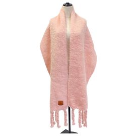 LOEWE hellrosa Mohair-Schal Pink