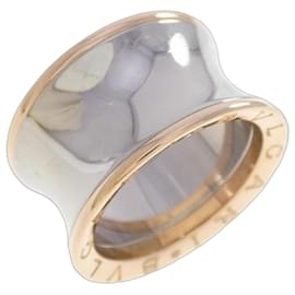 Bulgari B.zero1 Ring aus Roségold und Edelstahl Silber