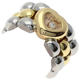 Anel Coração Happy Diamond da Chopard em ouro amarelo 18K Dourado