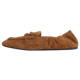 Miu Miu Mocassins en daim Marron