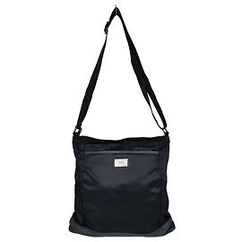 Bolsa transversal de nylon Armani Collegioni Azul