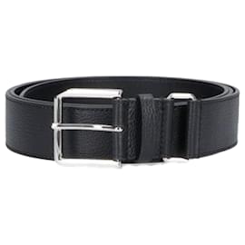 Givenchy Grain Leather Belt Black