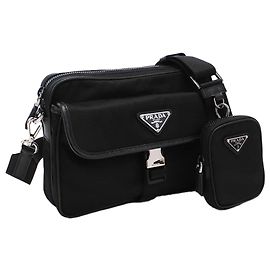 Prada Borsa a Spalla in Pelle Saffiano Xmp Nero