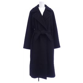 Max Mara Mantel Camel Schwarz