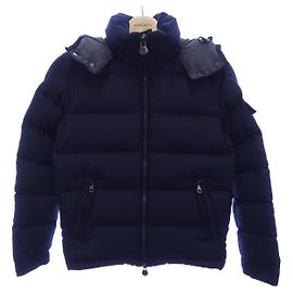 Moncler Down Jacket Blue Navy blue
