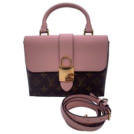 Louis Vuitton Locky BB Pink Leather Handbag Pink