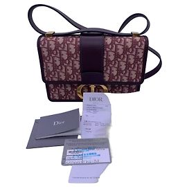 Dior Montaigne 30 Schultertasche Weinrot Rot