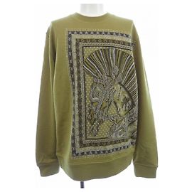 Sweatshirt en coton Hermès Vert Kaki