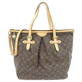 Borsa Louis Vuitton Monogram Palermo GM Marrone