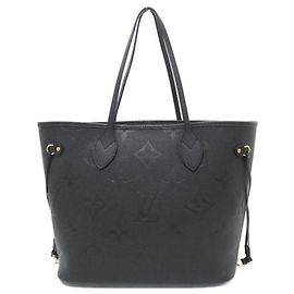 Bolsa Neverfull MM em Monogram Empreinte Louis Vuitton Preto