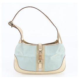 Gucci Jackie Leather Shoulder Bag Blue