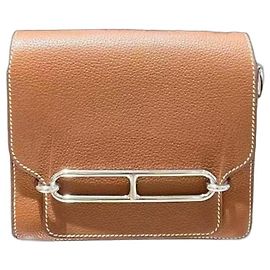 Hermès Roulis 19 saddle leather brown Brown
