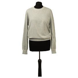 Blusa de algodón gris Brunello Cucinelli Gris