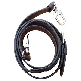Louis Vuitton shoulder strap for Keepall bag, maximum total length 135cms, without box Dark red