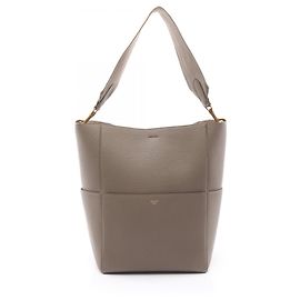 Céline Borsa a Spalla Sangle Bucket di Celine Beige