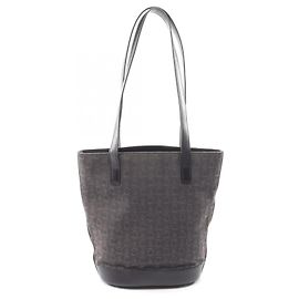 Céline Celine C Macadam Tote Bag Black