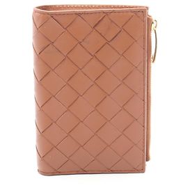 Bottega Veneta Intrecciato Bi-fold Wallet Brown
