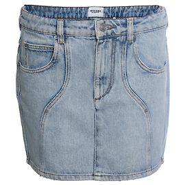 Saia mini de denim azul Isabel Marant Azul