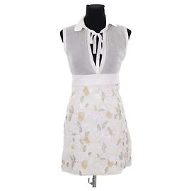 Abito Dolce & Gabbana Bianco in Viscosa Bianco