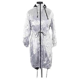 Paco Rabanne Silberne Parka Silber