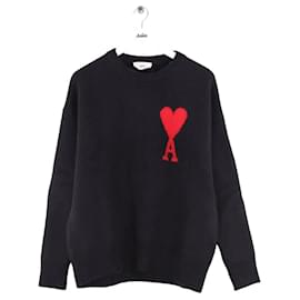 Ami Wollpullover schwarz XL Schwarz