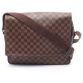 Louis Vuitton Shelton GM Schultertasche Braun Damier ebene