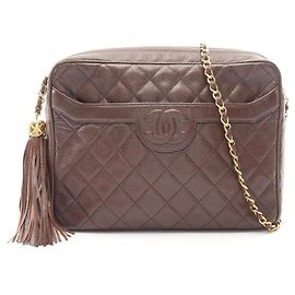 Borsa marrone matelassé Chanel Marrone